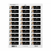 202xクラスの卒業写真リターン ラベル (フルシート)