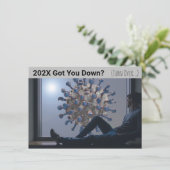 202X 得 You Down COVIDカード 招待状 (スタンド正面)