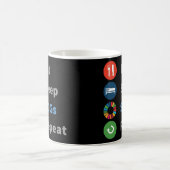 2030モダン年エレガントトレンディーギフト持続可能性 コーヒーマグカップ (中央)