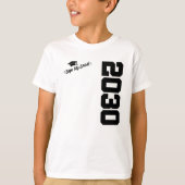 2030年クラス卒業サイン私のシャツ上級2030 Tシャツ (正面)