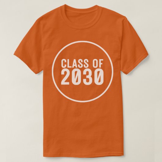 2030年クラス1 Tシャツ (デザイン正面)