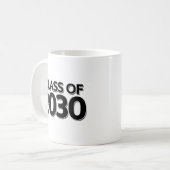 2030年クラス コーヒーマグカップ (正面左)