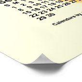 2030年サンシャインカレンダー by Janz ポスター (角)