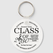 2030年マーチングバンドキーチェーンのクラス キーホルダー (正面)