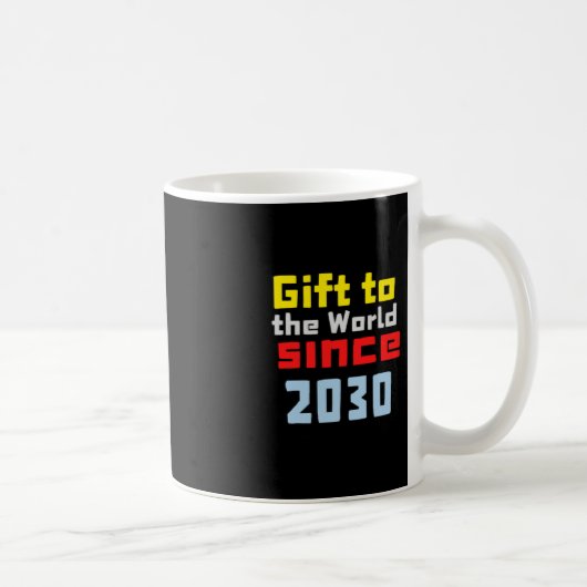 2030年以来の世界への贈り物 コーヒーマグカップ (右)