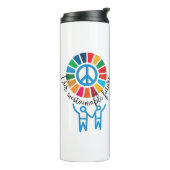 2030年地球に優しの国連グローバル目標 タンブラー (回転左)