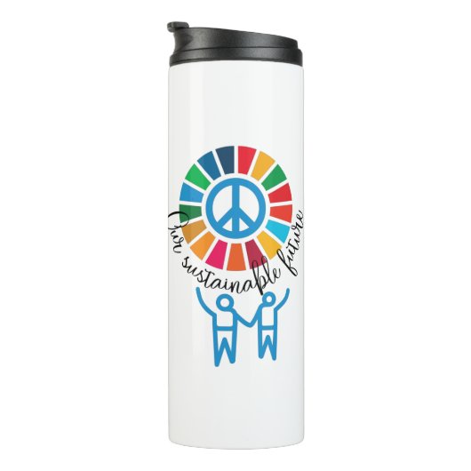 2030年地球に優しの国連グローバル目標 タンブラー (回転右)