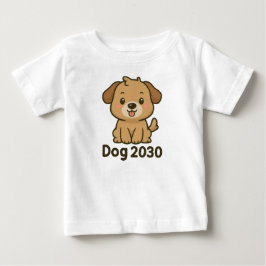 2030年戌年 ベビーTシャツ