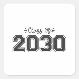 2030年生年級卒業2030年 スクエアシール
