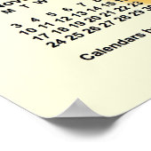 2030-2031年 晴天の日 学校行事カレンダー / Janz著 ポスター (角)