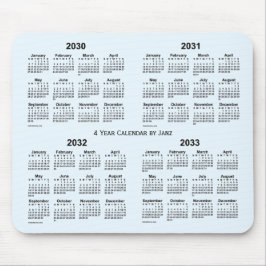 2030-2033 Alice Blue 4年カレンダーby Janz マウスパッド