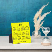 2030 Yellow Desk Calendar by Janz フォトプラーク (インサイチュ)