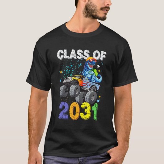 2031年のクラスレックス卒業は私と一緒に成長 Tシャツ (正面)