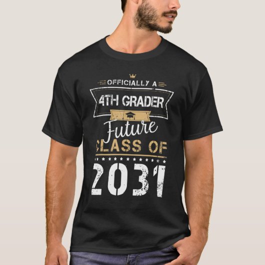 2031年の正式な4年生の将来クラス1番目 Tシャツ (正面)
