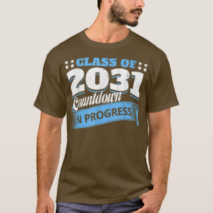 2031年カウントダウンおもしろい大学院生グラのクラス Tシャツ