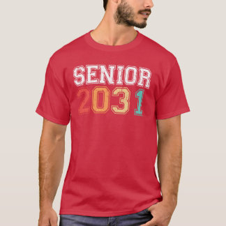 2031年卒業 懐かしいレトロな家族 Tシャツ