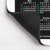 2031 Neon 52 Weeks ISO Calendar by Janz Two Tone マウスパッド (コーナー)