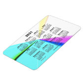 2031 Vanishing Point Calendar by Janz 4x6マグネット マグネット (左側)