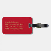 2032年のラットラゲージタグ ラゲッジタグ (裏面横)