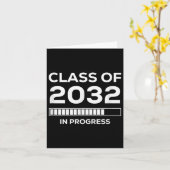 2032年の卒業予定_年 カード (黄色い花)