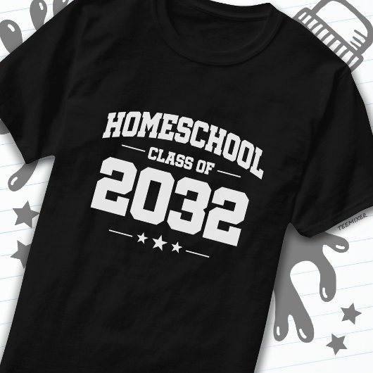 2032年の卒業生をホームスクールクラスに Tシャツ