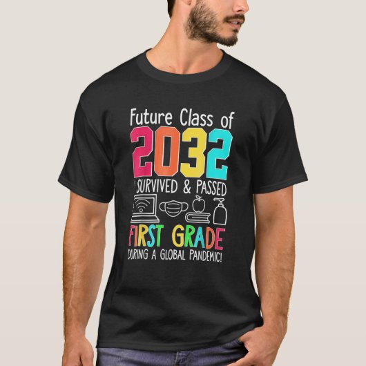 2032年カラフル1年生RngqクラスSクラス Tシャツ (正面)