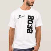 2032年クラス卒業サイン私のシャツ上級2032 Tシャツ (正面)