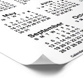 2032 ネブラスカ サンドヒルズ カレンダー by Janz ポスター (角)