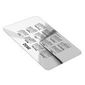 2032 Vanishing Smoke Calendar by Janz 4x6マグネット マグネット (右側)