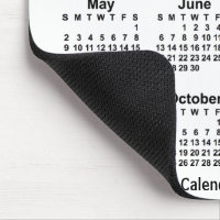 2032白カレンダーby Janz Mouse pad マウスパッド | Zazzle.co.jp