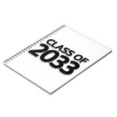 2033年クラス ノートブック (左側)