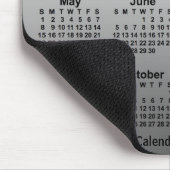 2033年Janzによる淡い白のカレンダー マウスパッド (コーナー)