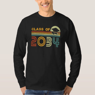 2034おもしろい年のクラスは私と一緒に成長する幼稚園K 12 Tシャツ