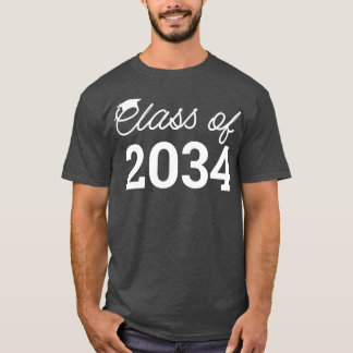 2034年のクラスは卒業Vと共に成長 Tシャツ