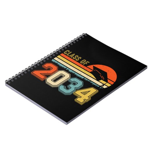 2034年のクラスは私と一緒に成長する前Kの大学院ヴィンテージ ノートブック (左側)