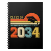 2034年のクラスは私と一緒に成長する前Kの大学院ヴィンテージ ノートブック (正面)