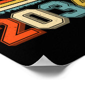 2034年のクラスは私と一緒に成長する前Kの大学院ヴィンテージ ポスター (角)