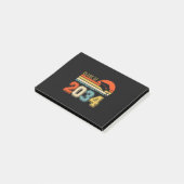 2034年のクラスは私と一緒に成長する前Kの大学院ヴィンテージ ポストイット (アングル)