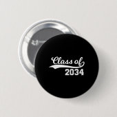 2034年の私の学校の初日と成長する 缶バッジ (正面&裏面)