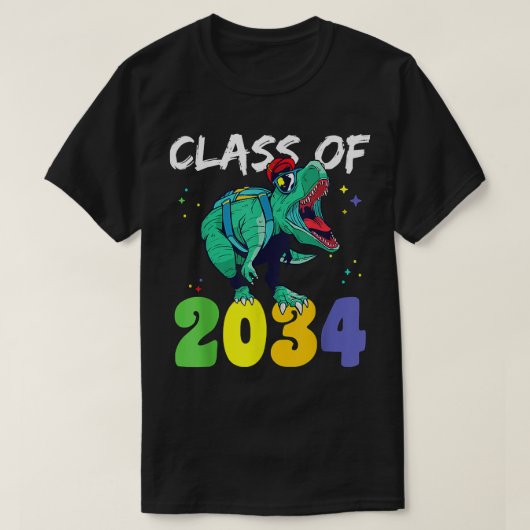 2034年Tレディノクラスが私の幼稚園で成長  Tシャツ (デザイン正面)