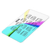 2034 Vanishing Point Calendar by Janz 4x6マグネット マグネット (左側)