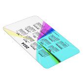 2034 Vanishing Point Calendar by Janz 4x6マグネット マグネット (右側)