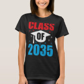 2035年のクラスは私と一緒に成長する学校の最初の日 Tシャツ (正面)