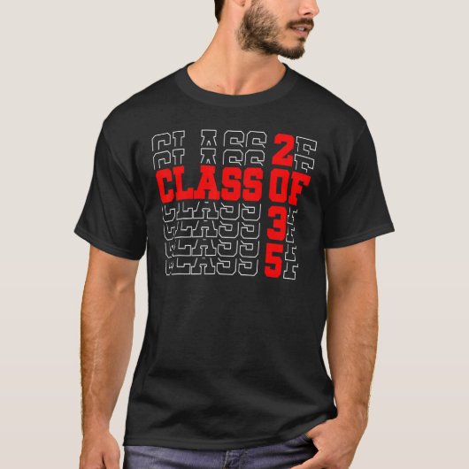 2035年のクラスは私と一緒に育つ幼稚園P Tシャツ (正面)