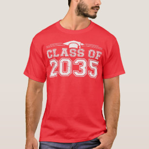 2035年のクラスは、私がT-Sを学ぶ最初の日と共に成長 Tシャツ