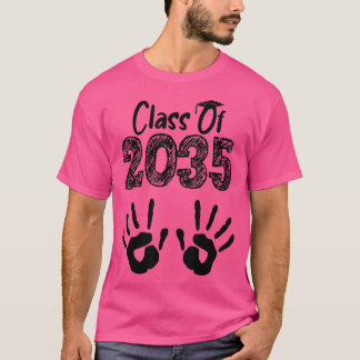 2035年のクラスは、Back Pre-KでMe Handprintで拡張 Tシャツ