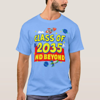 2035年の幼稚園のPre-Kクラスが卒業とともに成長 Tシャツ