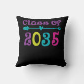 2035年の幼稚園K前のクラスが私の卒業と一緒に成長 クッション (裏面)