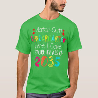 2035年の未来クラス幼稚園に注目 Tシャツ