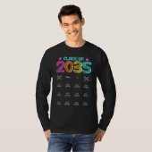 2035年クラス卒業1日目が成長 Tシャツ (正面フル)